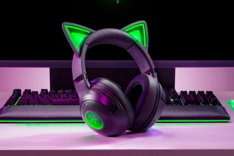 Razer Razer Headset | Kraken Kitty V2 BT | Bluetooth | Over-ear | Microphone | Noise canceling | Wireless | Black