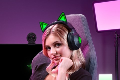 Razer Razer Headset | Kraken Kitty V2 BT | Bluetooth | Over-ear | Microphone | Noise canceling | Wireless | Black