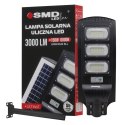 UN LAMPA LED ULICZNA SOLARNA 150W 12.6AH 6000K 3000LM + UCHWYT