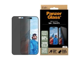 PanzerGlass PanzerGlass Privacy Screen Protector iPhone 16 Pro | Ultra-Wide Fit