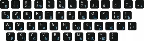 Naklejki na klawiaturę