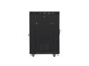 SZAFA INSTALACYJNA RACK STOJĄCA 19" 22U 600X800 CZARNA DRZWI SZKLANE LCD LANBERG (FLAT PACK) V2