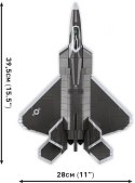 Klocki armed forces lockheed f-22 raptor