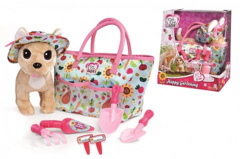 Maskotka piesek chi chi love szczęśliwa ogrodniczka