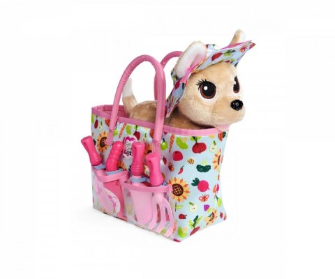 Maskotka piesek chi chi love szczęśliwa ogrodniczka