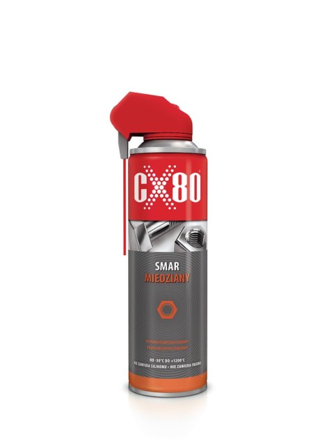 CX-80 SMAR MIEDZIANY DUO SPRAY 500ML PRZECIWZAPIECZENIOWY