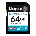 Kingston Kingston | Canvas Go! Plus | 64 GB | SD | Flash memory class Class 10, UHS-I, U3, V30