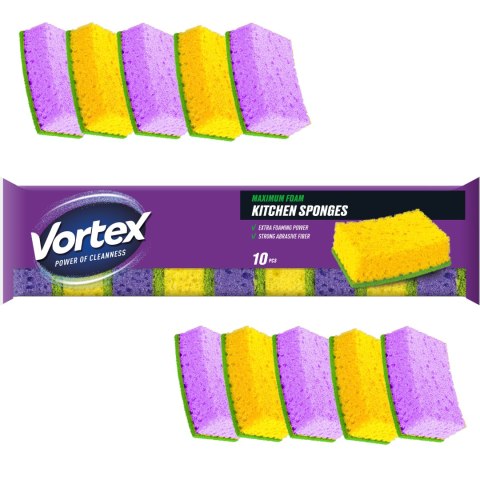 VORTEX Gąbki kuchenne 10 szt.
