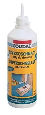 SOUDAL KLEJ DO DREWNA 64A SZYBKOSCHNĄCY 250ML