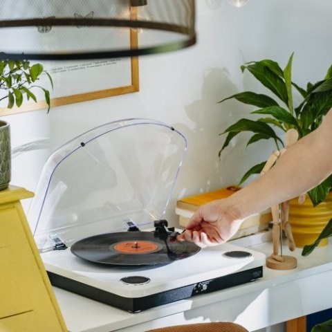 AD 1914 White Gramofon z usb i bluetooth