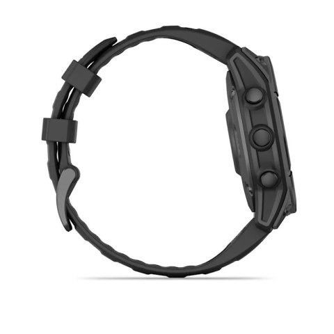 Zegarek sportowy Garmin Fenix E Stainless Steel AMOLED 47mm Czarny