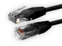 Kabel patchcord UTP6 3,0m czarny