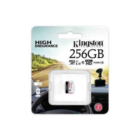 Kingston Kingston Endurance 95R | 256 GB | microSDXC | Flash memory class Class 10, UHS-I