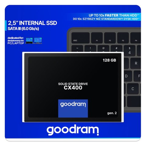 Dysk SSD GOODRAM SSDPR-CX400-128-G2 (2.5″ /128 GB )