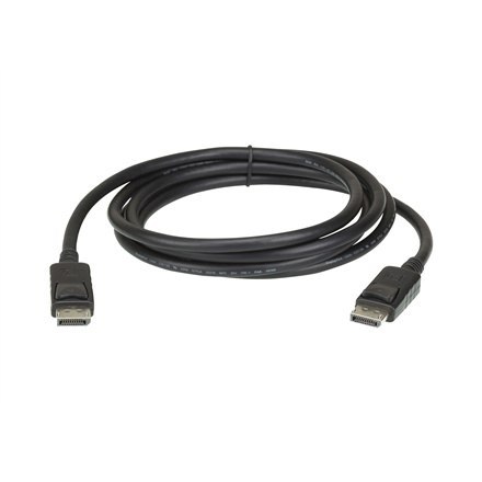Aten Aten | 2L-7D03DP | Kabel DisplayPort | Męski | 20 pin DisplayPort | Męski | 20 pin DisplayPort | 3 m | Czarny