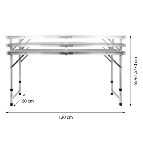 NC1633 STÓŁ I KRZESŁA ZESTAW CIEMNO SZARY NILS CAMP