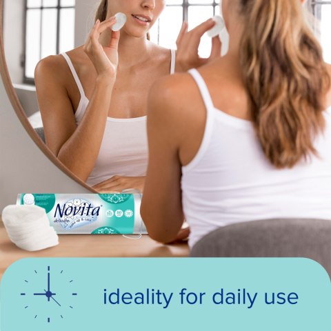 NOVITA Delikatne płatki kosmetyczne 80 sztuk