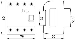ENEXT WYŁĄCZNIK RÓŻNICOWOPRĄDOWY RCCB.PRO 4P 63A 30MA