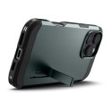 Etui case na iPhone 16 Pro z podstawką Tough Armor MagSafe - zielone