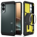 Etui case na Samsung Galaxy S25 Edge Tough Armor MagSafe - zielono-czarne