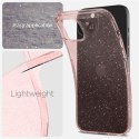 Etui case na iPhone 15 Plus Liquid Crystal Glitter - różowo przezroczyste