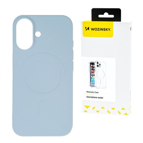 Etui na Samsung Galaxy S25 Liquid Silicone Case MagSafe - jasnoniebieskie