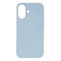 Etui na Samsung Galaxy S25 Liquid Silicone Case MagSafe - jasnoniebieskie