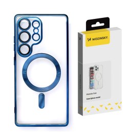 Etui plecki na Samsung Galaxy S25 Ultra Electroplated Case z Magsafe - niebieskie