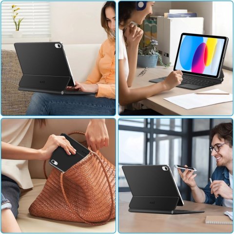 Etui z klawiaturą na iPad 10.9'' 2022 / iPad 11'' 2025 Smartcase Magnetic - czarne