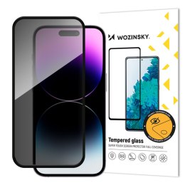 Szkło hartowane prywatyzujące na iPhone 16 Plus z filtrem anti-spy Privacy Glass