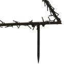 Choinka Ozdoba Świąteczna Świecąca 225 LED Zewnętrzna Metalowa VILDE 80 cm