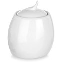 Cukierniczka Porcelanowa ORION MONA 240 ml Biała z Pokrywką Nowoczesna