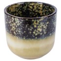 Doniczka Porcelanowa Szkliwiona Glazurowana Ozdobna Stylowa VILDE 17,5 cm