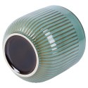 Doniczka Osłonka Porcelanowa Ozdobna Dekoracyjna Zielona VILDE 17 cm