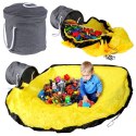 Kosz Worek Organizer Mata na Zabawki dla Dzieci Solidny VILDE 30 x 29 cm