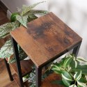Kwietnik Stojak na Kwiaty 6-Poziomowy Kaskada Metalowy Loft VILDE 80 cm