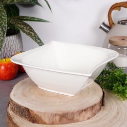 Miska Sałatkowa Porcelanowa do Serwowania Podawania ORION 21,5 x 21,5 cm