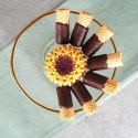 Patera na Tort Ciasto Przekąski Szklana na Nóżce Szklana ORION 15,5 cm