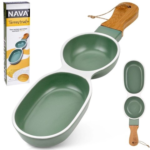 Talerz Miska do Serwowania Sałatek Przekąsek Porcelana NAVA 39 x 10 cm