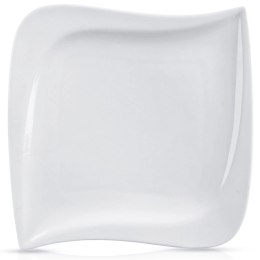 Talerz Obiadowy Płytki Porcelanowy Dekoracyjny Ozdobny ORION 25 x 25 cm