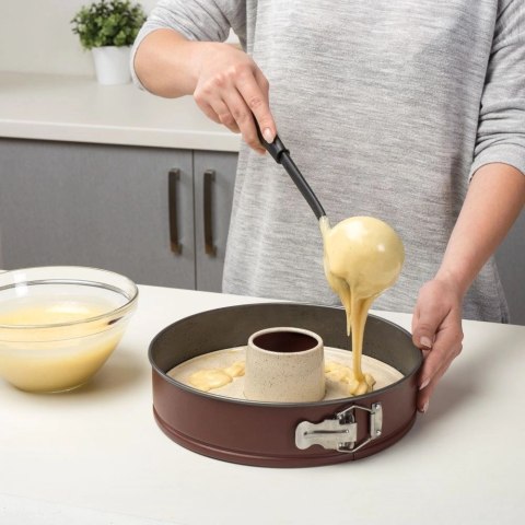 Tortownica Forma do Babki Okrągła Rozpinana Granitowa Solidna ORION 28 cm