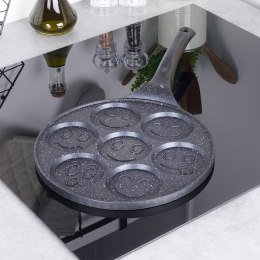 Patelnia do Jajek Granitowa 7 Otworów Grande 27 cm