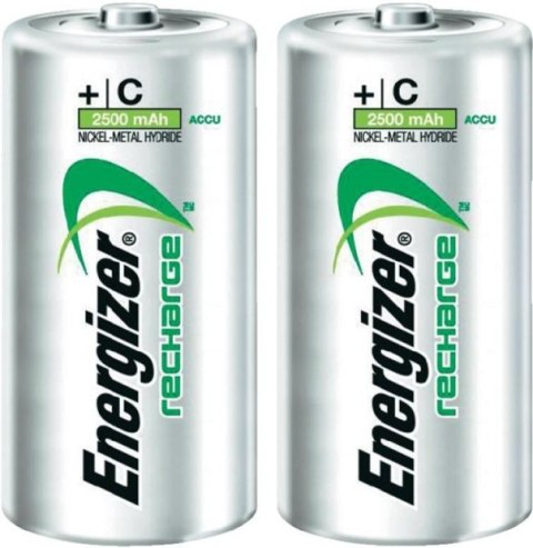 Baterie ENERGIZER Niklowo-metalowo-wodorkowa C (LR14, R14, 14A, UM2, MN1400, HP11) 2500mAh 2 szt. 633001