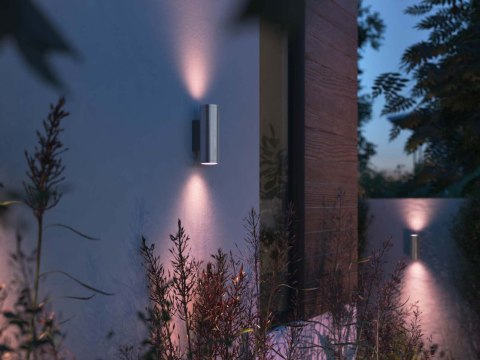 Philips Hue Philips Hue WCA Appear Outdoor Wall Lantern, Inox | Philips Hue