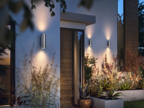 Philips Hue Philips Hue WCA Appear Outdoor Wall Lantern, Inox | Philips Hue