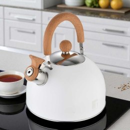 CZAJNIK STALOWY Z GWIZDKIEM 2,3L BERGNER BG-37304 NATURALLY