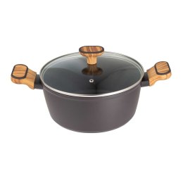 GARNEK MULTICLAD 24cm Z POKRYWĄ BERGNER BG-56037 CHARCOAL