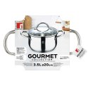 GARNEK STALOWY BERGNER 3,3L GOURMET LINE BG-6507