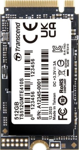 Dysk SSD TRANSCEND TS512GMTE410S (M.2 2242″ /512 GB )
