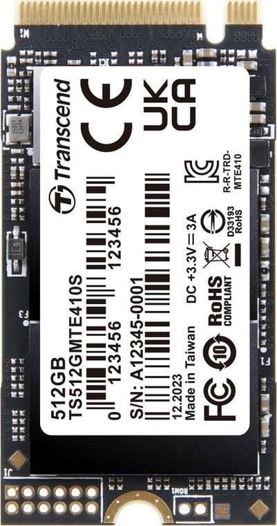 Dysk SSD TRANSCEND TS512GMTE410S (M.2 2242″ /512 GB )